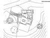 Grundriss Erdgeschoss: Das Haus ist hangseitig senkrecht zur Topografie gebaut, um danach einen städtebaulich motivierten Knick zur Siedlung hin zu vollziehen.
