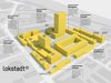 Schnitt Deckenanschluss Treppenhaus: Die Wand der Wohnung ist eine 42 Millimeter dicke Dreischichtplatte. Sie diente als Schalung zum 

