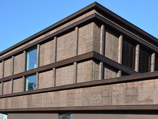 Detailansicht Holzfassade