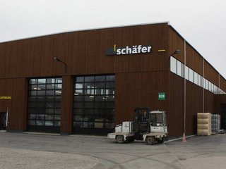 Produktionsstandort der Schäfer Holzbautechnik AG in Dottikon