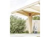 Die ultraschnelle Ladestation stellt einen Kontrast zu traditionellen Tankstellen dar: helles Holz statt graue Betonwände, kreative Architektur statt Einheitsbrei – ein Ort mit Aufenthaltsqualität.