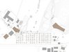 Der Situationsplan zeigt das Restaurant im Kontext des Golfparks und der Landschaft.
